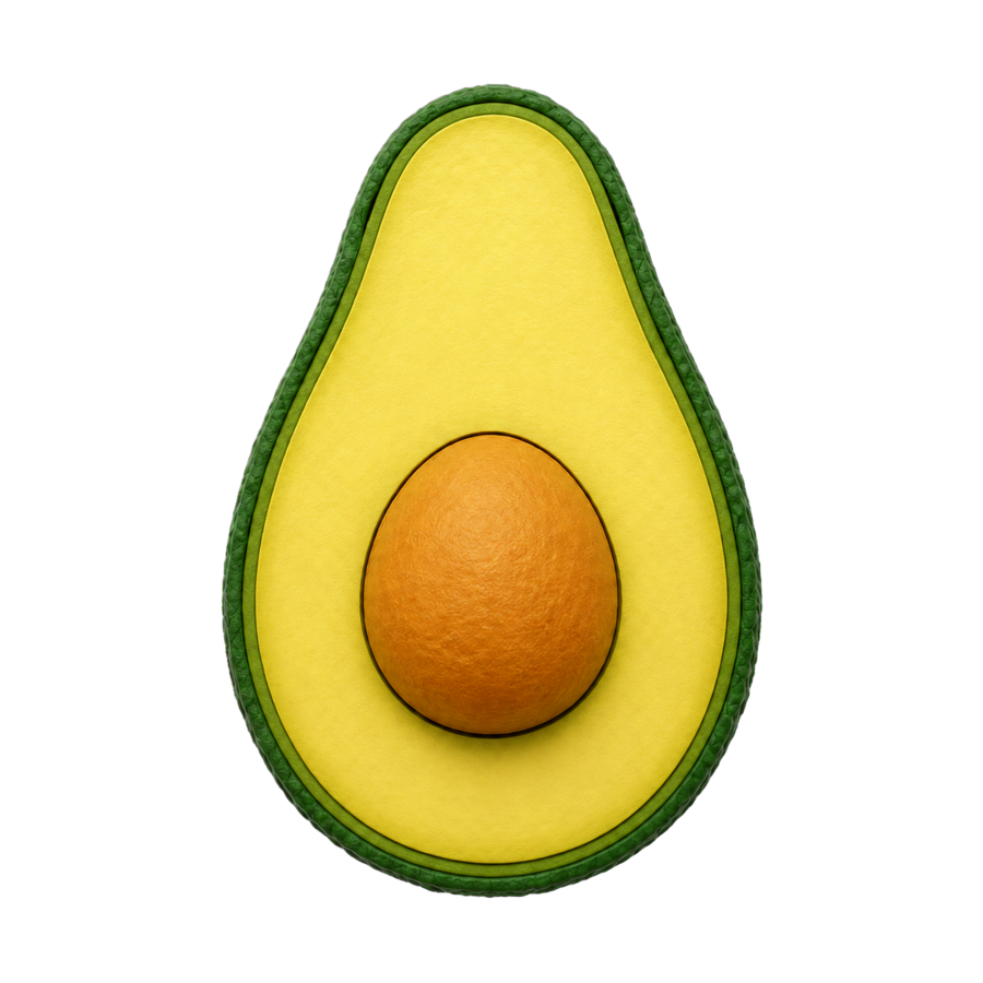 Palta lista para consumo con pulpa cremosa